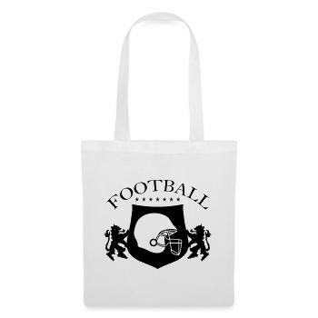 Football Logo Crest - Tote Bag - white - Front