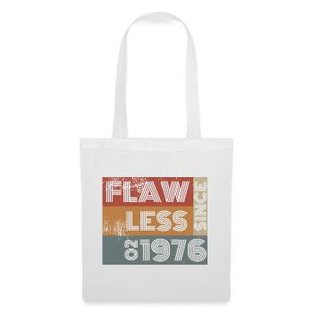 50th Birthday Flawless since 02/1976 - Tote Bag - white - Front