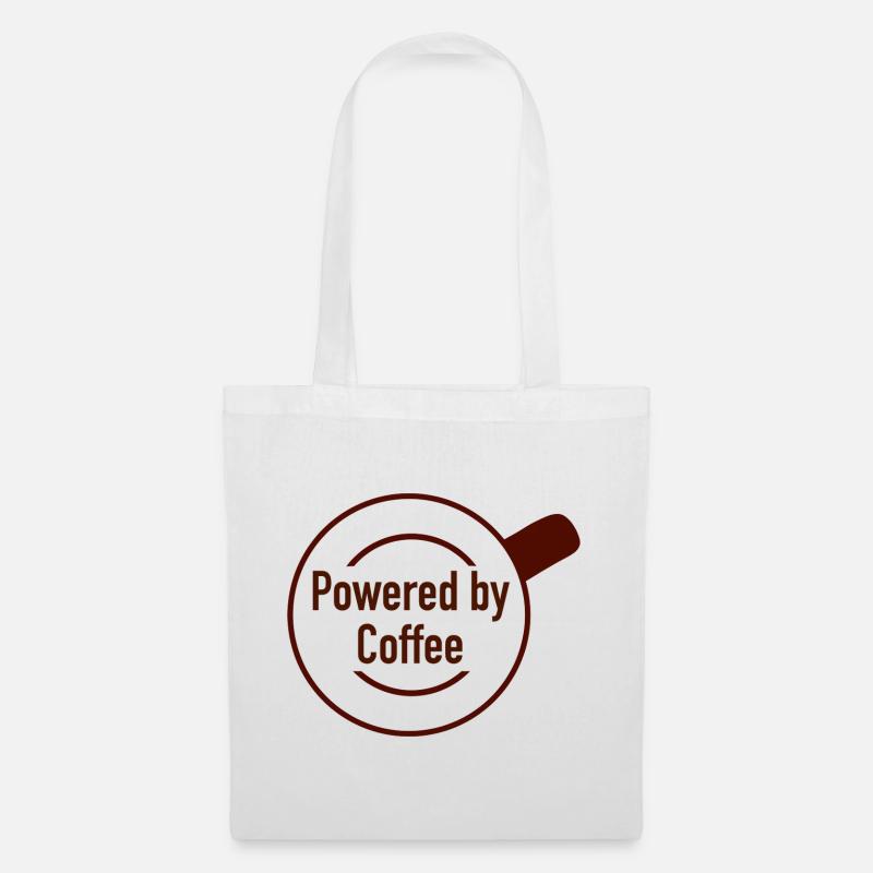 Powered by Coffee - Tote Bag - white