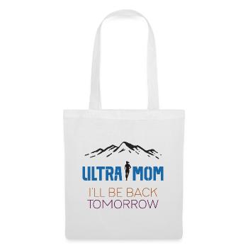 Ultra Maman - Je reviens demain - Sac en tissu - blanc - Devant