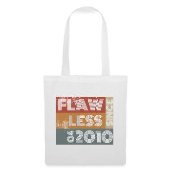 16. Anniversaire Flawless depuis 04/2010 - Sac en tissu - blanc - Devant