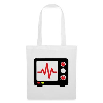 ECG Monitor Heartbeat Medicine - Tote Bag - white - Front