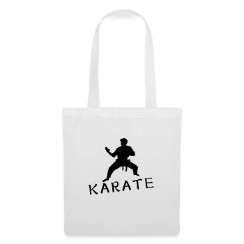 karaté - Sac en tissu - blanc - Devant