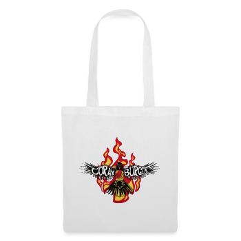 Corax Burger Flaming Bird Tee - Stoffbeutel - Weiß - Vorne