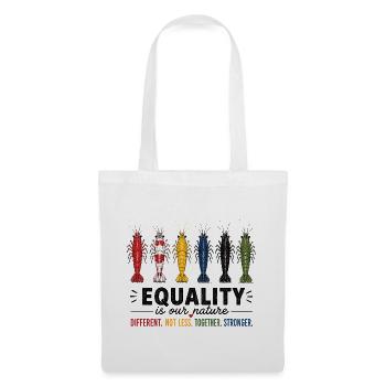 Equality Garnelen Vielfalt - Stoffbeutel - Weiß - Vorne