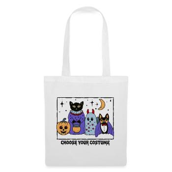 Niedliche Halloween Kostümparty  - Stoffbeutel - Weiß - Vorne