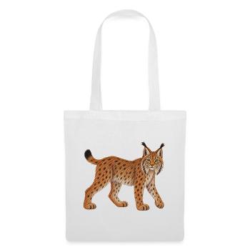 Luchs - Stoffbeutel - Weiß - Vorne