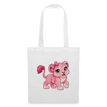 Kawaii Pink Lioness - Stoffbeutel - Weiß - Vorne