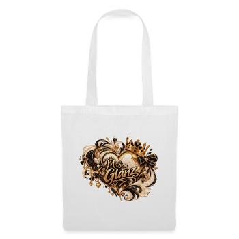 Mrs Glanz Goldener Glamour - Stoffbeutel - Weiß - Vorne