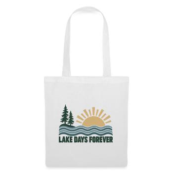 Lake Days Forever - Stoffbeutel - Weiß - Vorne
