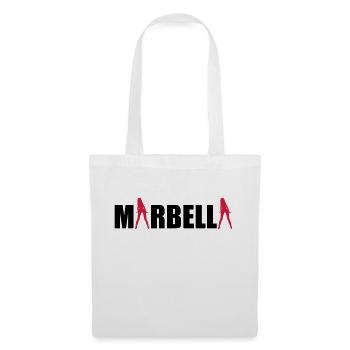 Marbella sexy Girls holiday Spain - Tote Bag - white - Front