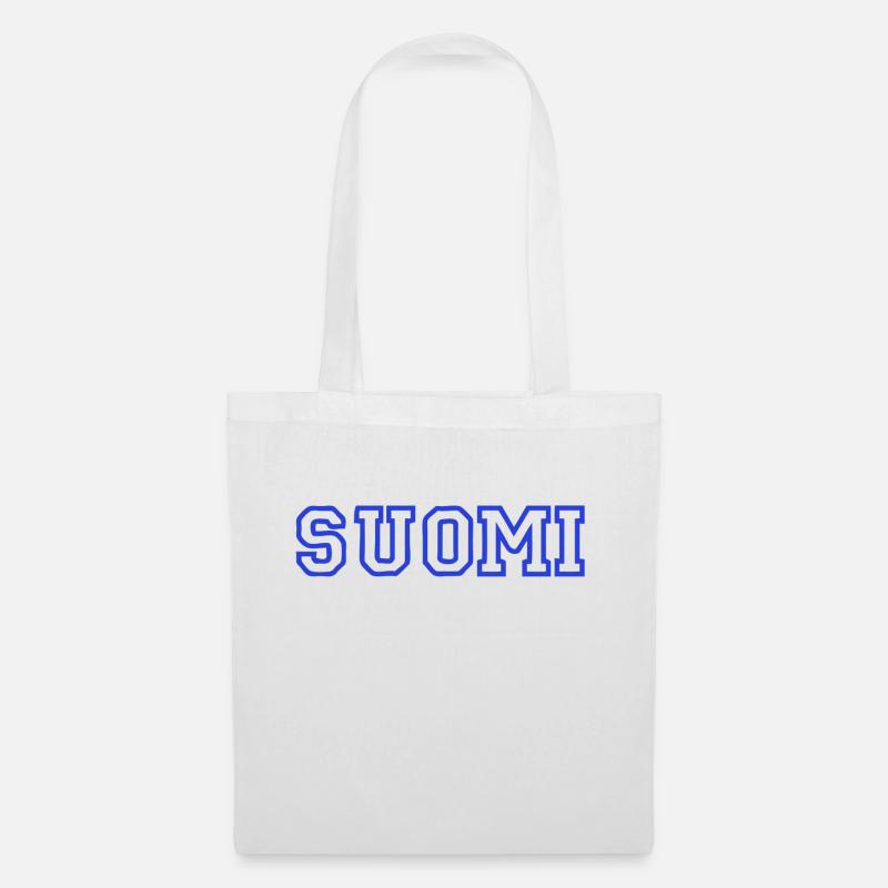 suomi - Stoffbeutel - Weiß