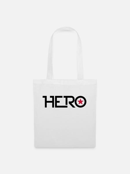 hero - Stoffbeutel - Weiß