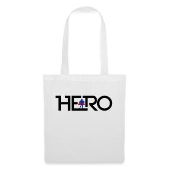 Hero Logo - Stoffbeutel - Weiß - Vorne