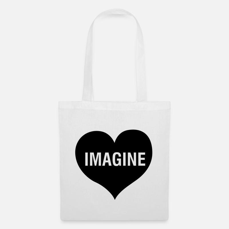 IMAGINE - Tote Bag - white
