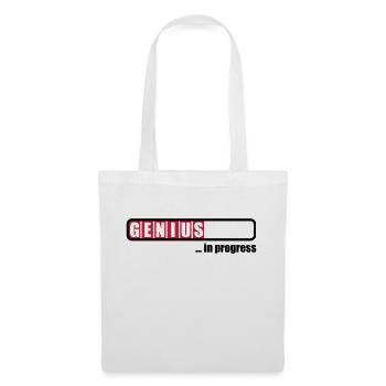 Genius in progress - Tote Bag - white - Front