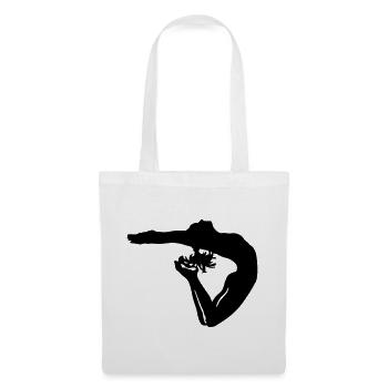 gymnastics girl - Sac en tissu - blanc - Devant
