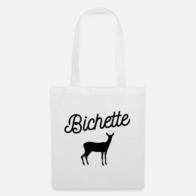 Bichette - Sac en tissu - blanc