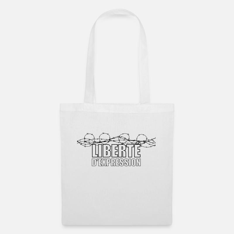 Liberté d'expression - Sac en tissu - blanc