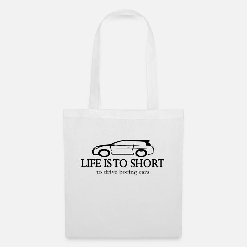 Car Auto - Stoffbeutel - Weiß