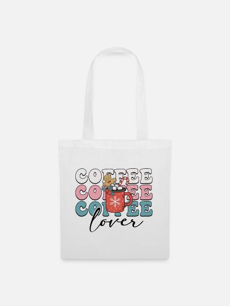 Kaffeeliebhaber - Stoffbeutel - Weiß