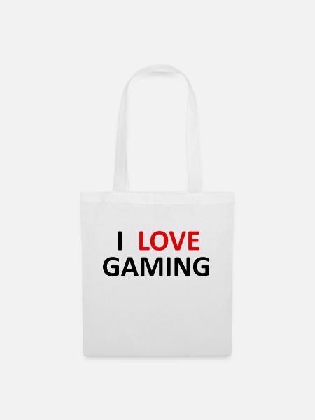 Game Gaming PC - Stoffbeutel - Weiß