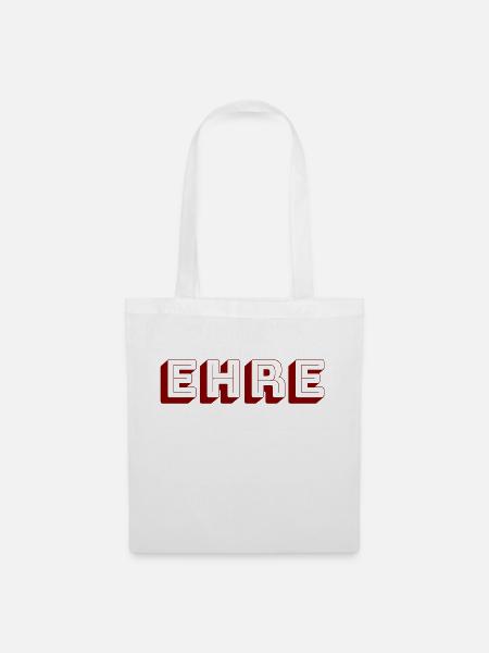 Ehre - Stoffbeutel - Weiß