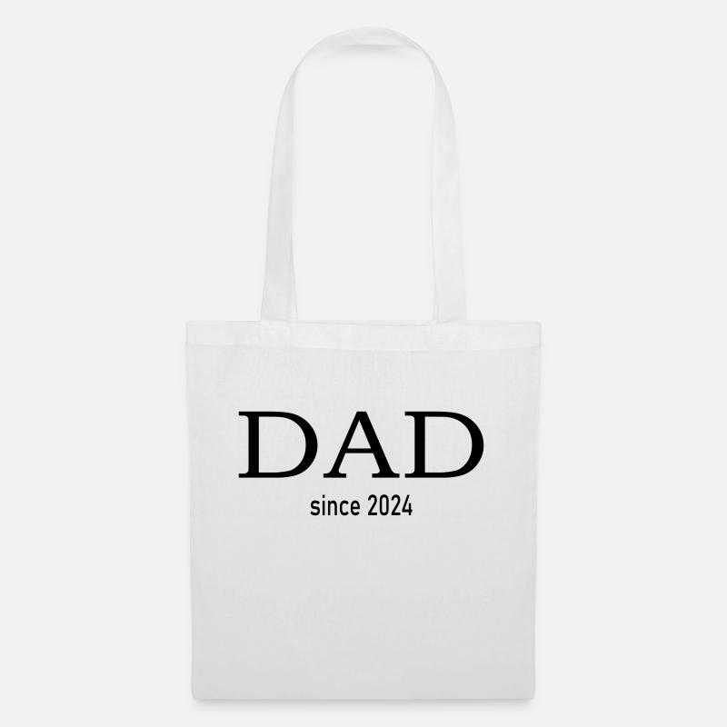 dad since 2024 - Tote Bag - white