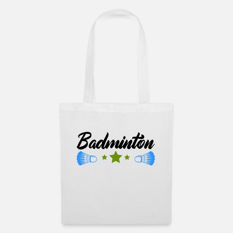 badminton - Sac en tissu - blanc