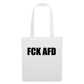 FUCK AFD - Stoffbeutel - Weiß - Vorne