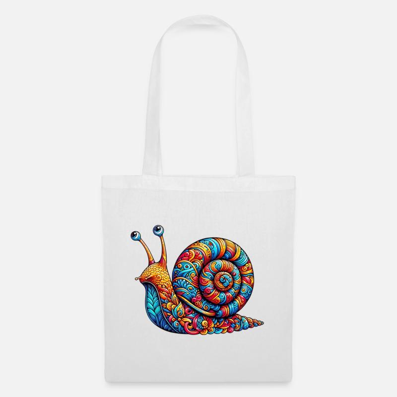 Snail - Tote Bag - white