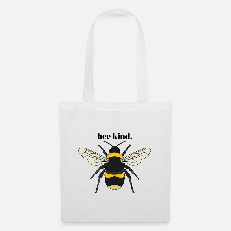 Bee Kind Bumblebee - Tote Bag - white