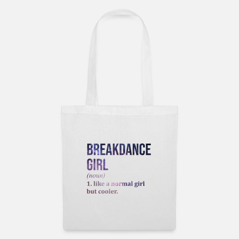 Breakdance - Stoffbeutel - Weiß