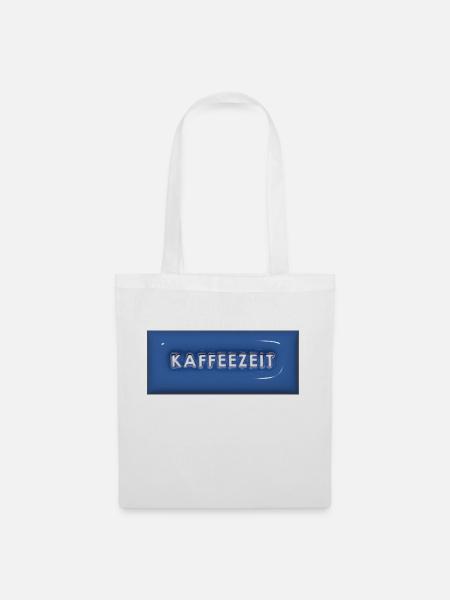 Kaffeezeit 1 - Stoffbeutel - Weiß