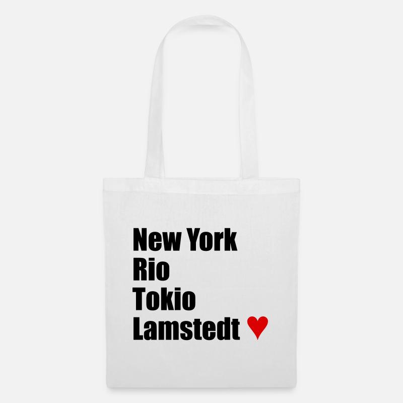 Lamstedt NewYork - Stoffbeutel - Weiß
