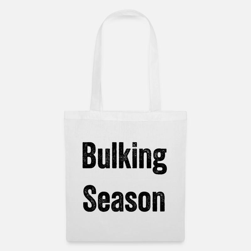 Bulking Season – Mass Gaining Mode - Stoffbeutel - Weiß