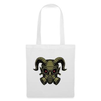 Devilish Demon Mask Halloween Creepy Gothic - Tote Bag - white - Front
