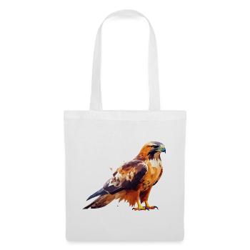 Faucon - Sac en tissu - blanc - Devant