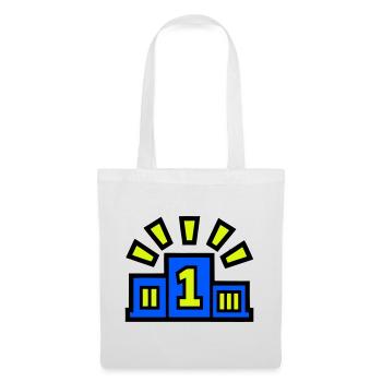 Winner Podium Place 1 Champion - Tote Bag - white - Front