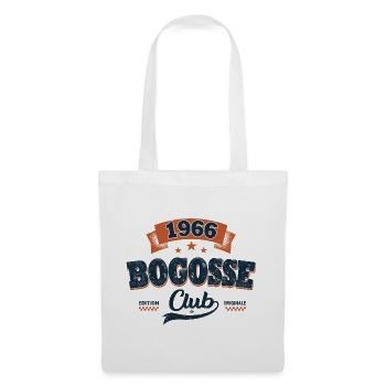 Cadeau 60 Ans Homme 1966 – Bogosse Club - Sac en tissu - blanc - Devant