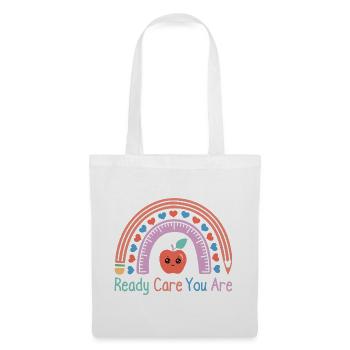 Pre K Teacher Ready Care You Are Kindergarten - Stoffbeutel - Weiß - Vorne