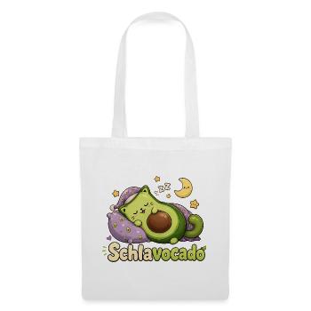 Schlavocado Schlaf-Träumerei - Stoffbeutel - Weiß - Vorne