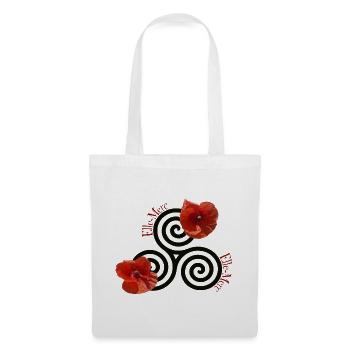 Celtic Mohn - Stoffbeutel - Weiß - Vorne