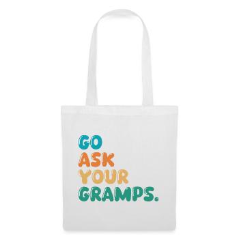 Grandfather Papaw Pop Gramps Granddad Grandpa - Stoffbeutel - Weiß - Vorne