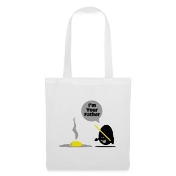 egg vader - Stoffbeutel - Weiß - Vorne