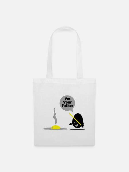 egg vader - Stoffbeutel - Weiß