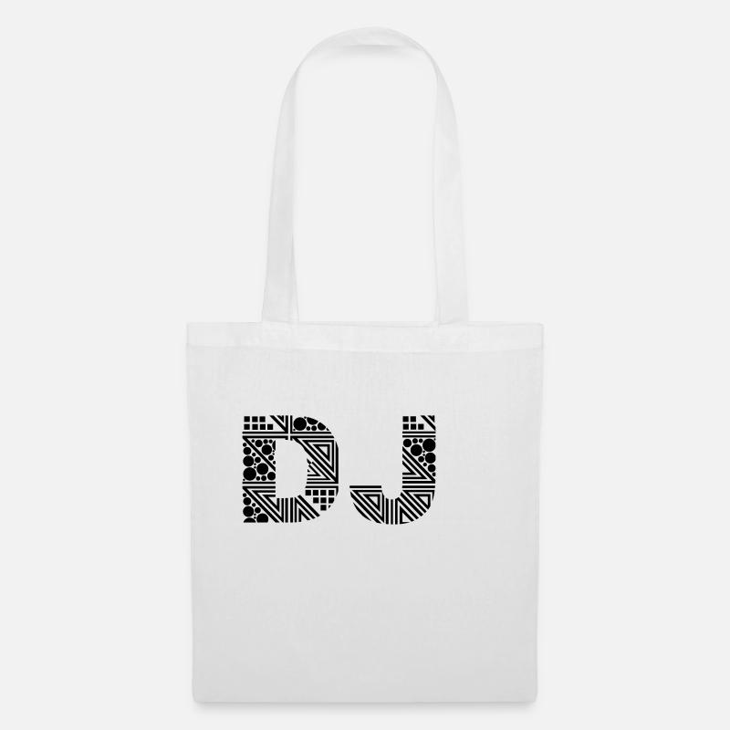 DJ - Tote Bag - white