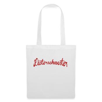 Lästerschwester im Einsatz.png - Stoffbeutel - Weiß - Vorne