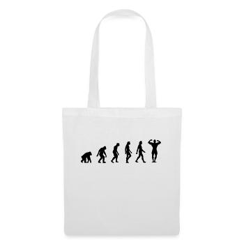 The Evolution of Bodybuilding - Tote Bag - white - Front