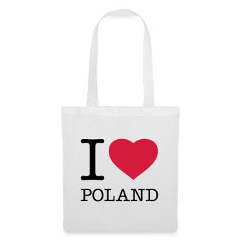 I LOVE POLAND Polen Polska - Tote Bag - white - Front